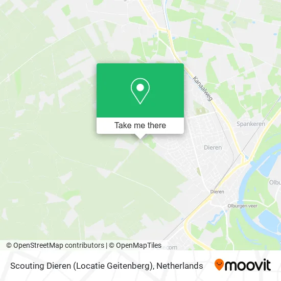 Scouting Dieren (Locatie Geitenberg) map