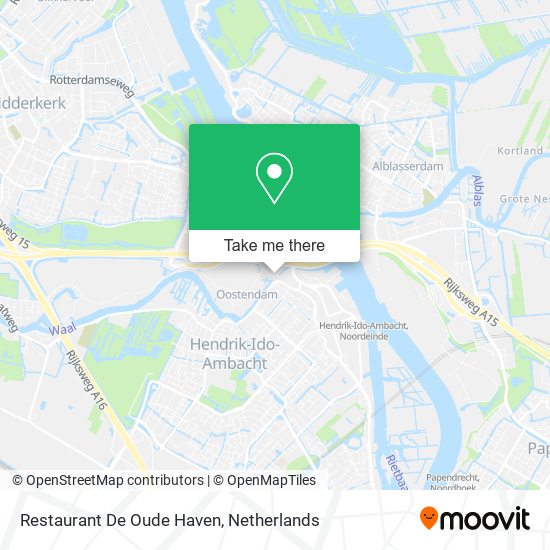 Restaurant De Oude Haven map
