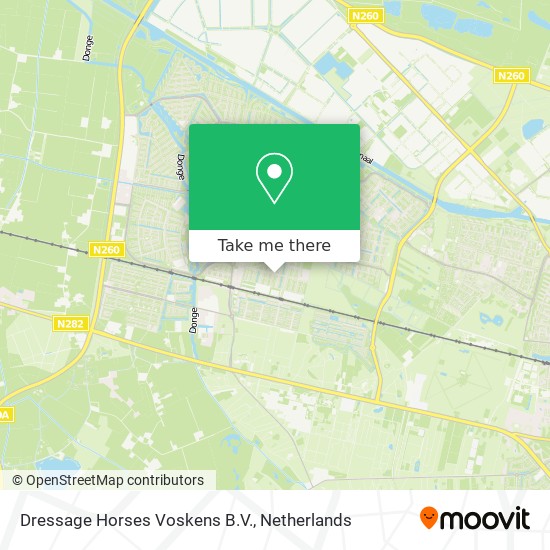 Dressage Horses Voskens B.V. map