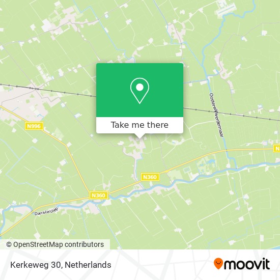 Kerkeweg 30 map