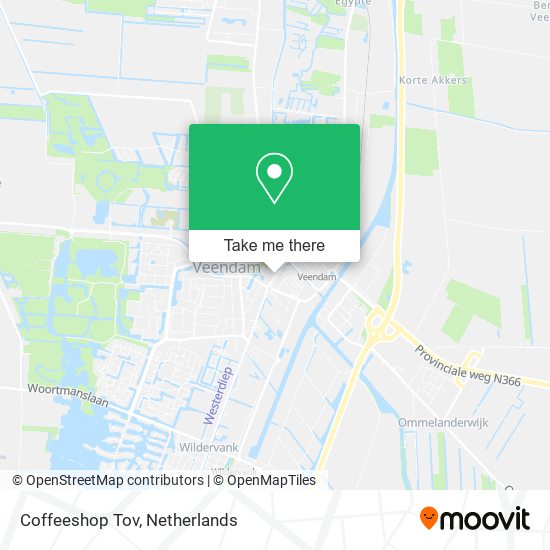 Coffeeshop Tov map