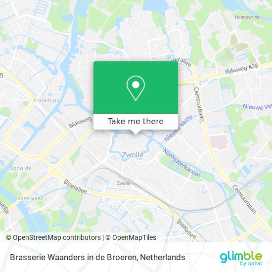 Brasserie Waanders in de Broeren Karte