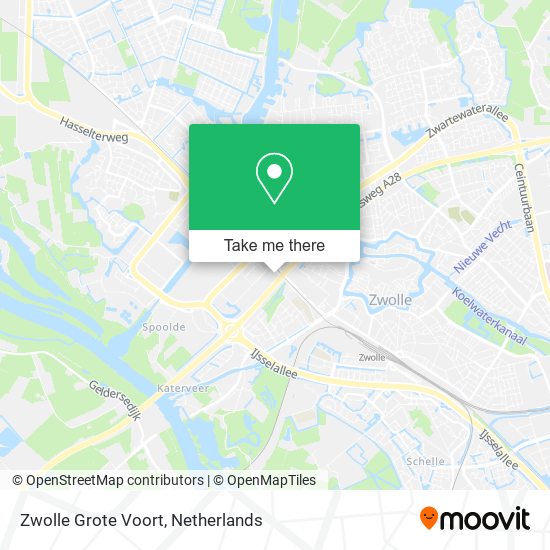 Zwolle Grote Voort map