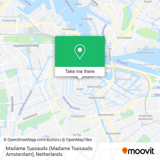 Madame Tussauds (Madame Tussauds Amsterdam) map