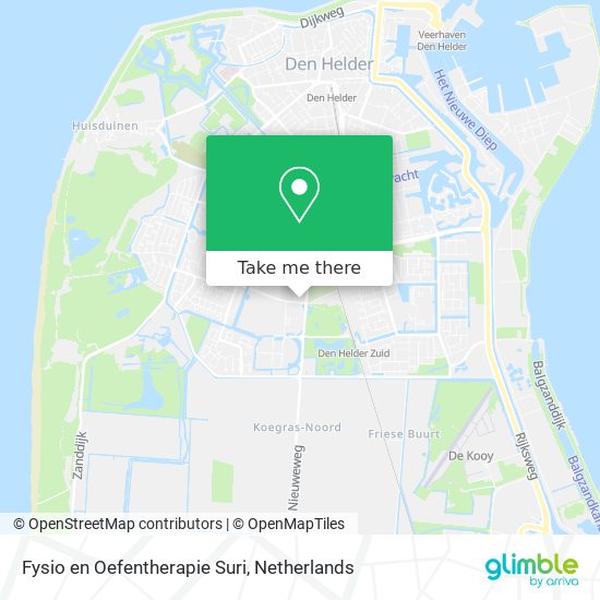 Fysio en Oefentherapie Suri map