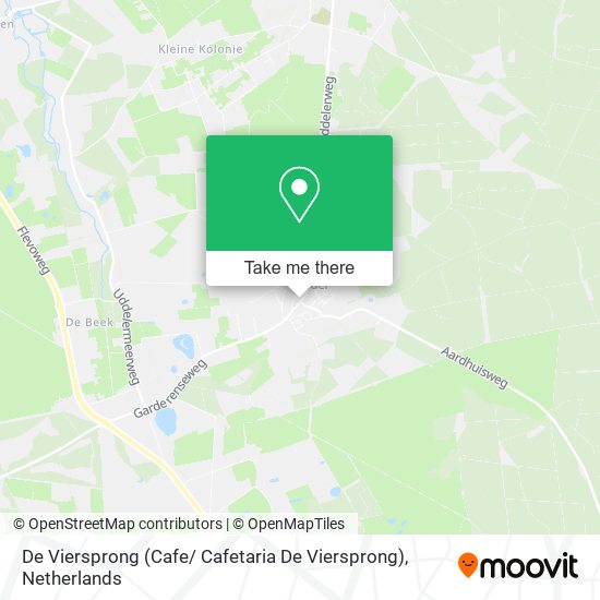 De Viersprong (Cafe/ Cafetaria De Viersprong) map