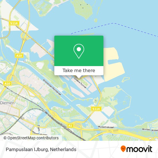 Pampuslaan IJburg map