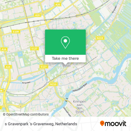 s Gravenpark 's-Gravenweg map