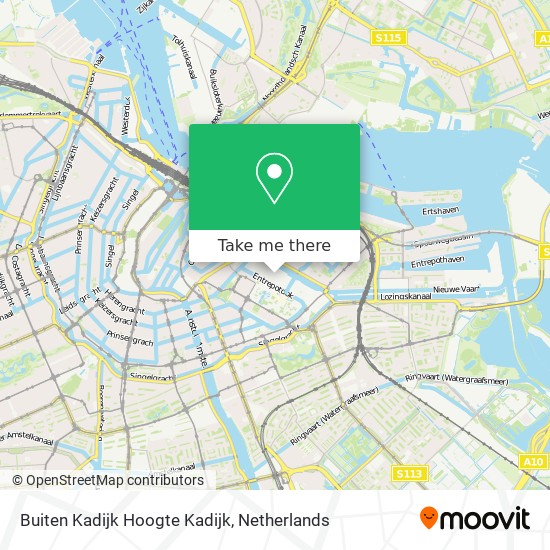 Buiten Kadijk Hoogte Kadijk map