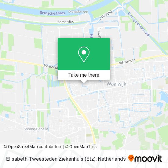 Elisabeth-Tweesteden Ziekenhuis (Etz) map