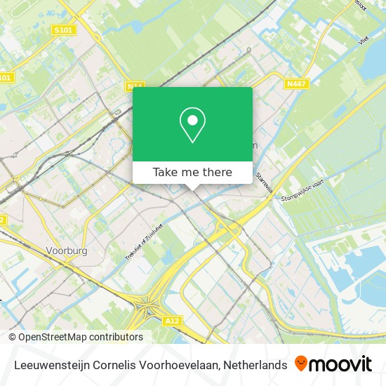 Leeuwensteijn Cornelis Voorhoevelaan map