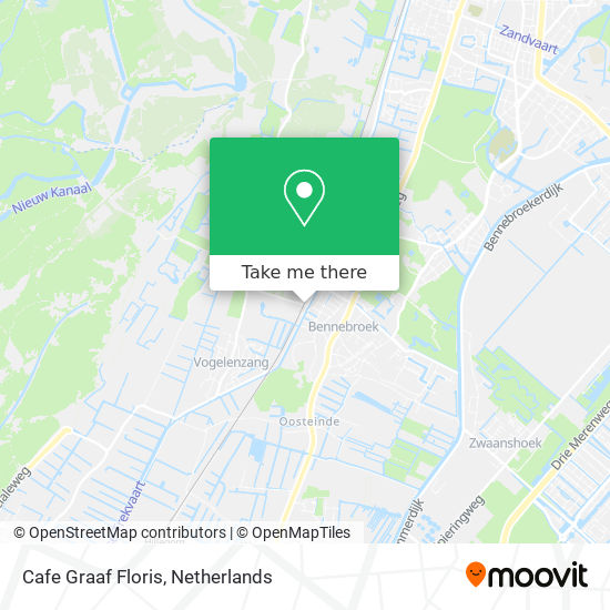 Cafe Graaf Floris map