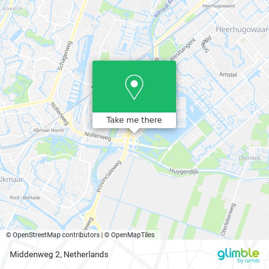 Middenweg 2 map