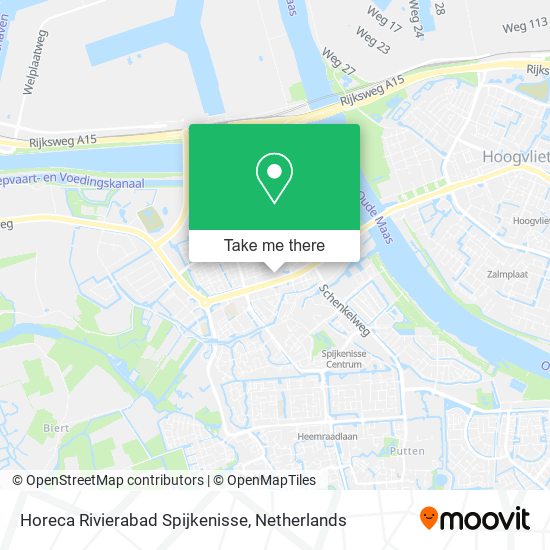 Horeca Rivierabad Spijkenisse map