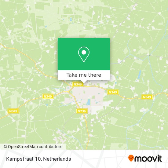 Kampstraat 10 map