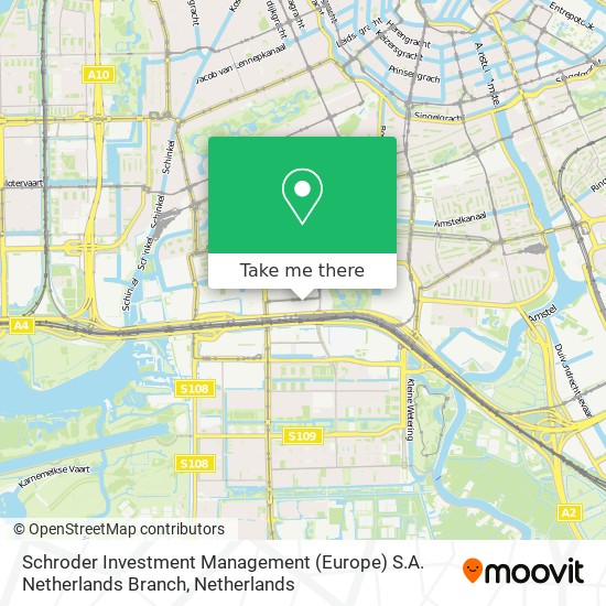 Schroder Investment Management (Europe) S.A. Netherlands Branch map