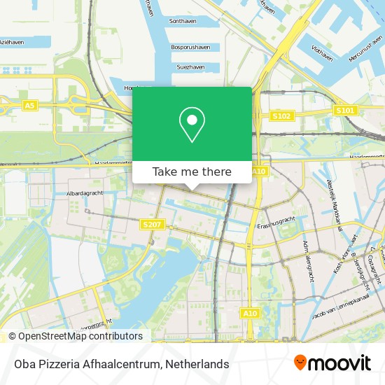 Oba Pizzeria Afhaalcentrum map