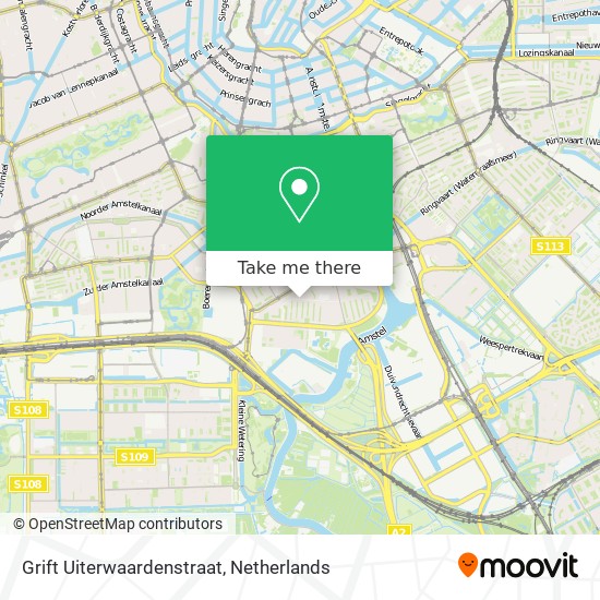 Grift Uiterwaardenstraat map