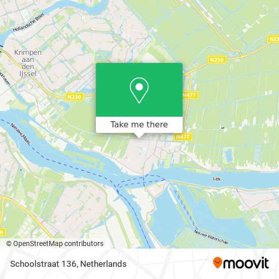 Schoolstraat 136 map