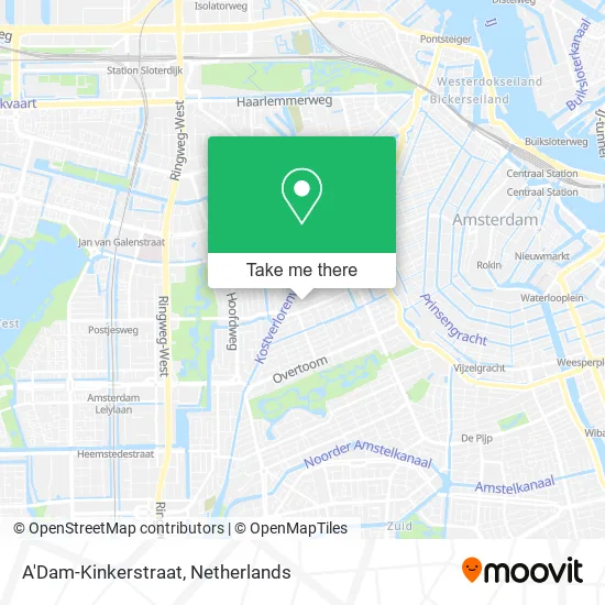 A'Dam-Kinkerstraat map
