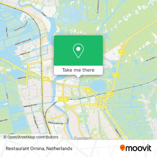 Restaurant Ornina map