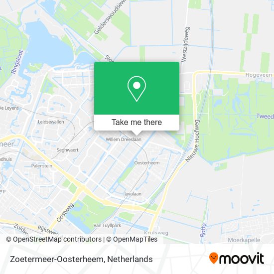 Zoetermeer-Oosterheem map