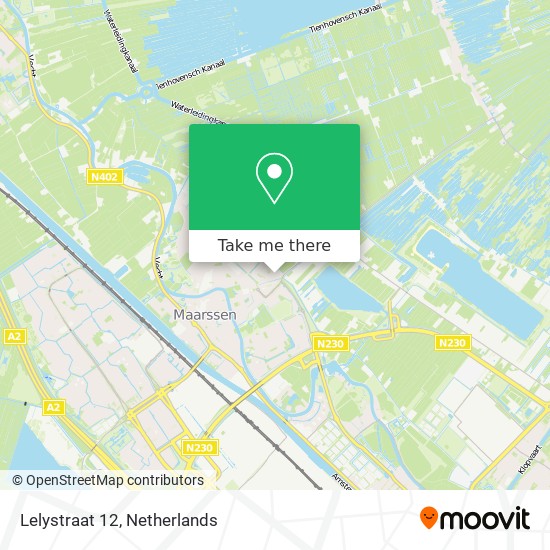 Lelystraat 12 Karte