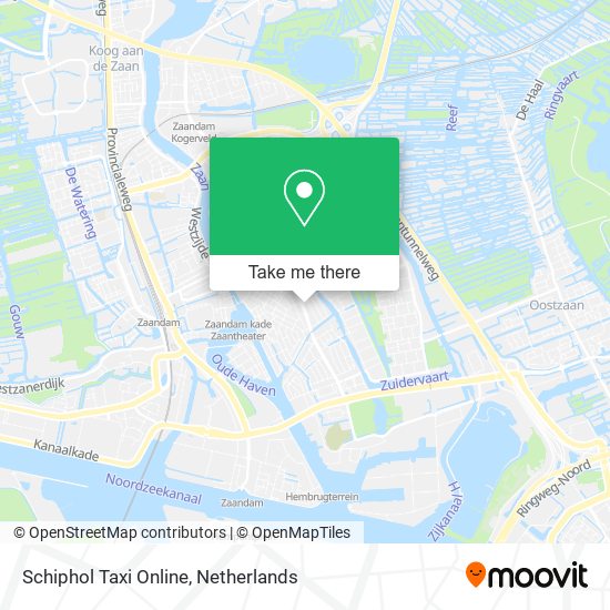 Schiphol Taxi Online Karte