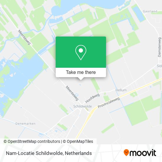 Nam-Locatie Schildwolde map