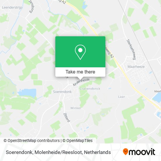 Soerendonk, Molenheide / Reesloot map