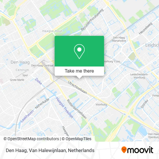 Den Haag, Van Halewijnlaan map