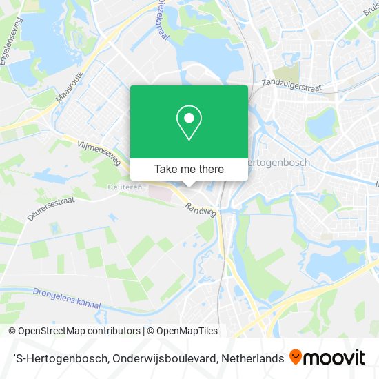 'S-Hertogenbosch, Onderwijsboulevard map