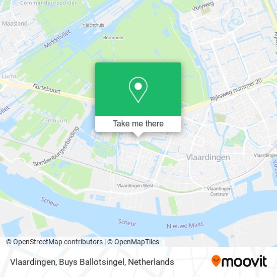 Vlaardingen, Buys Ballotsingel map