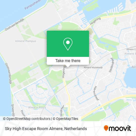 Sky High Escape Room Almere map