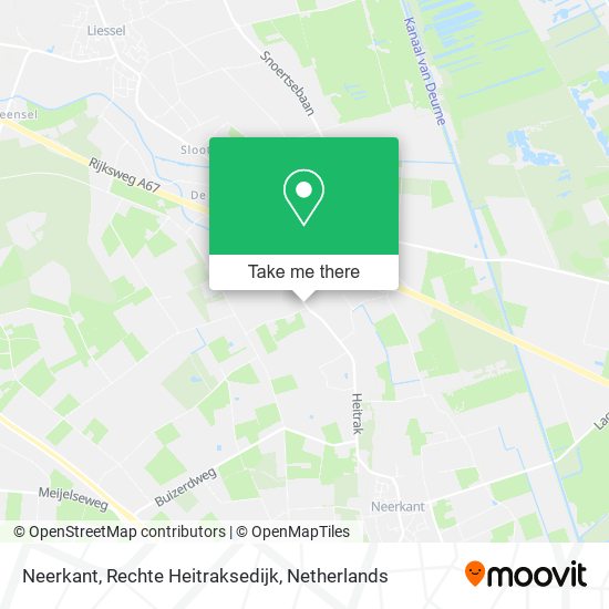 Neerkant, Rechte Heitraksedijk map