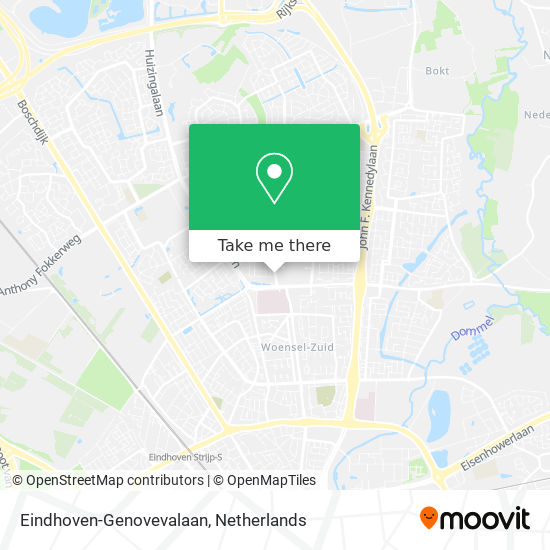Eindhoven-Genovevalaan map