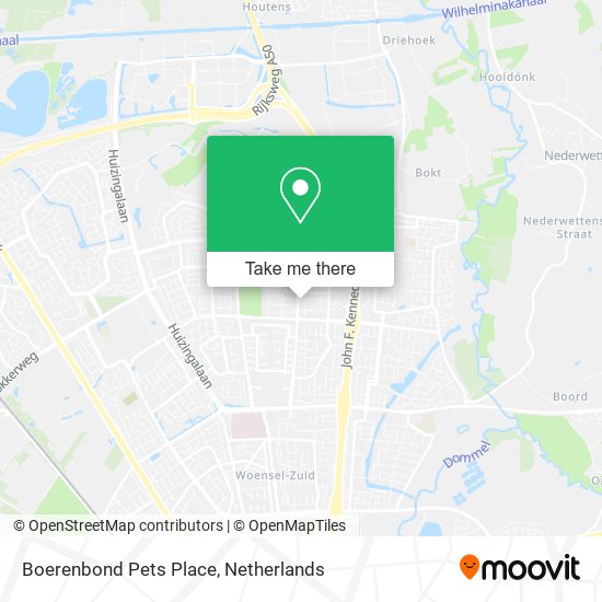 Boerenbond Pets Place map