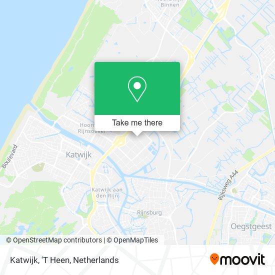 Katwijk, 'T Heen map