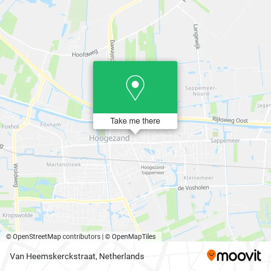 Van Heemskerckstraat map
