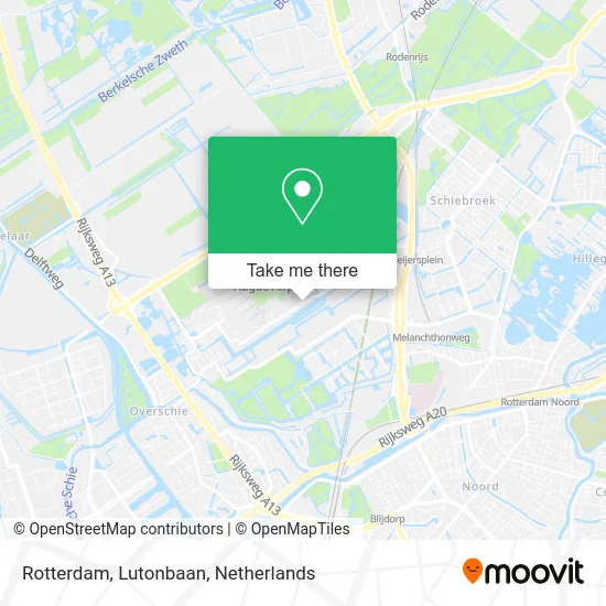 Rotterdam, Lutonbaan map