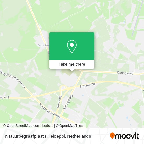 Natuurbegraafplaats Heidepol Karte