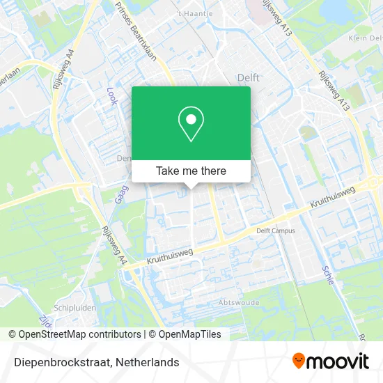 Diepenbrockstraat Karte