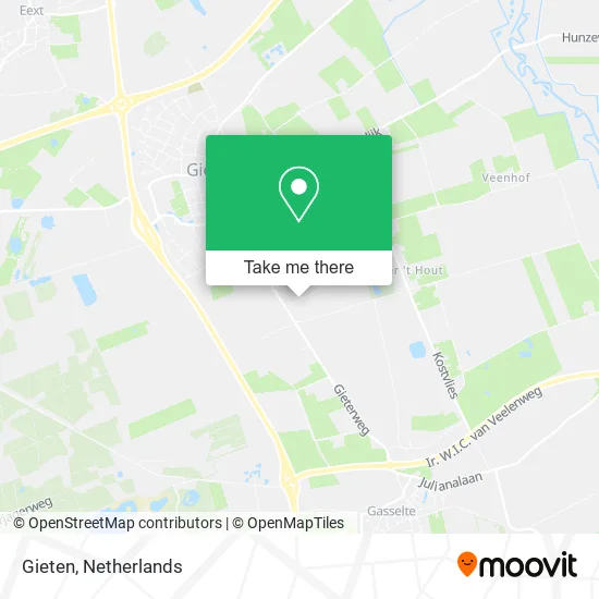 Gieten map