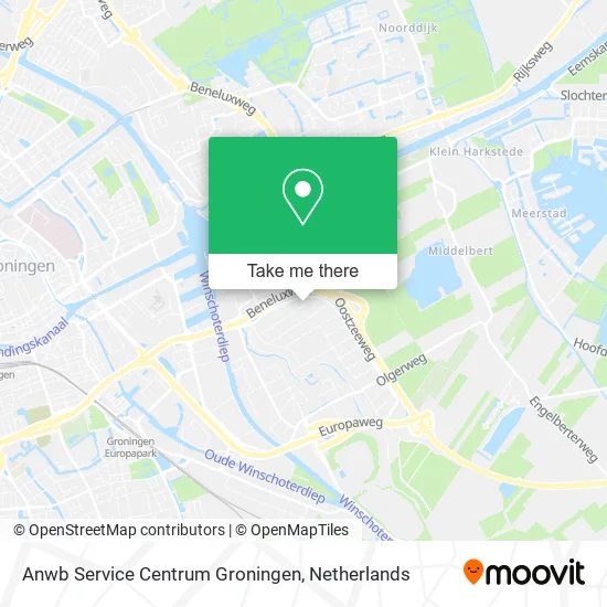 Anwb Service Centrum Groningen map