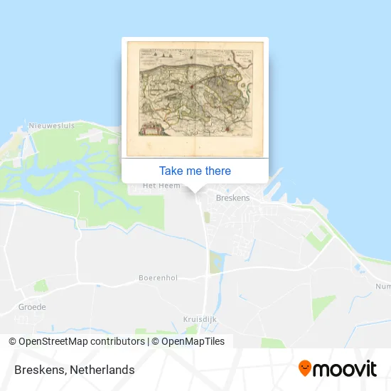 Breskens map