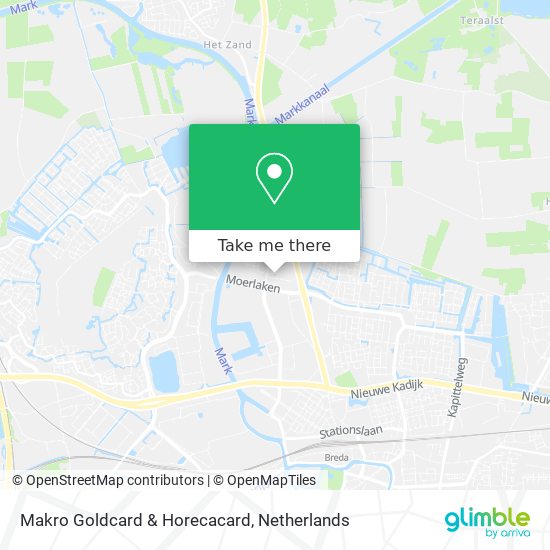 Makro Goldcard & Horecacard map