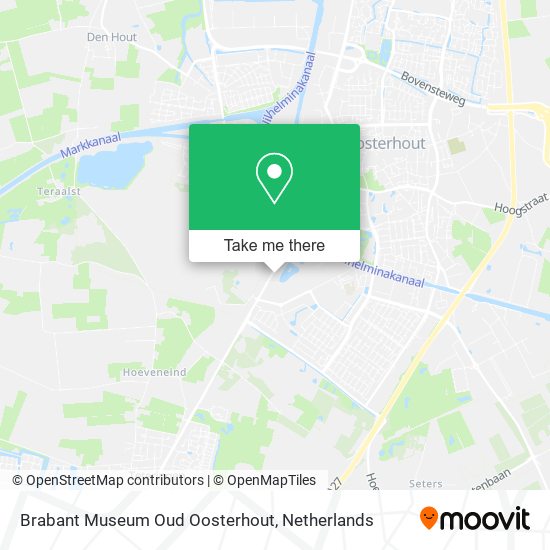 Brabant Museum Oud Oosterhout map