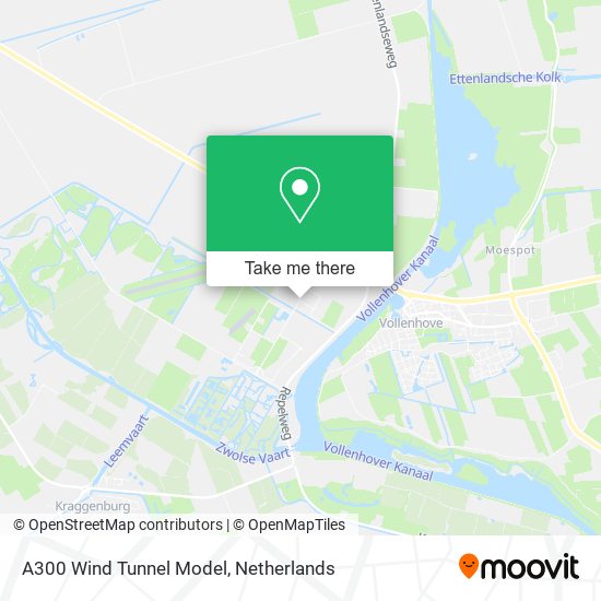 A300 Wind Tunnel Model map