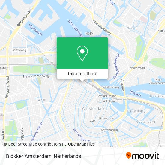 Blokker Amsterdam map