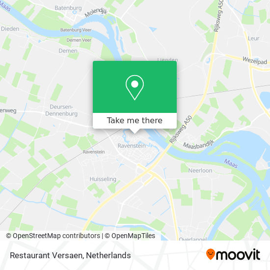 Restaurant Versaen map